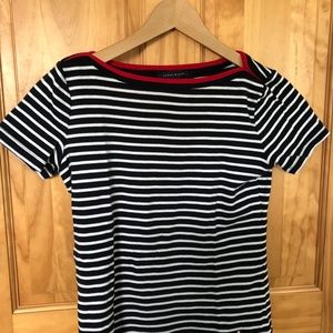 Tommy Hilfiger navy blue striped t-shirt